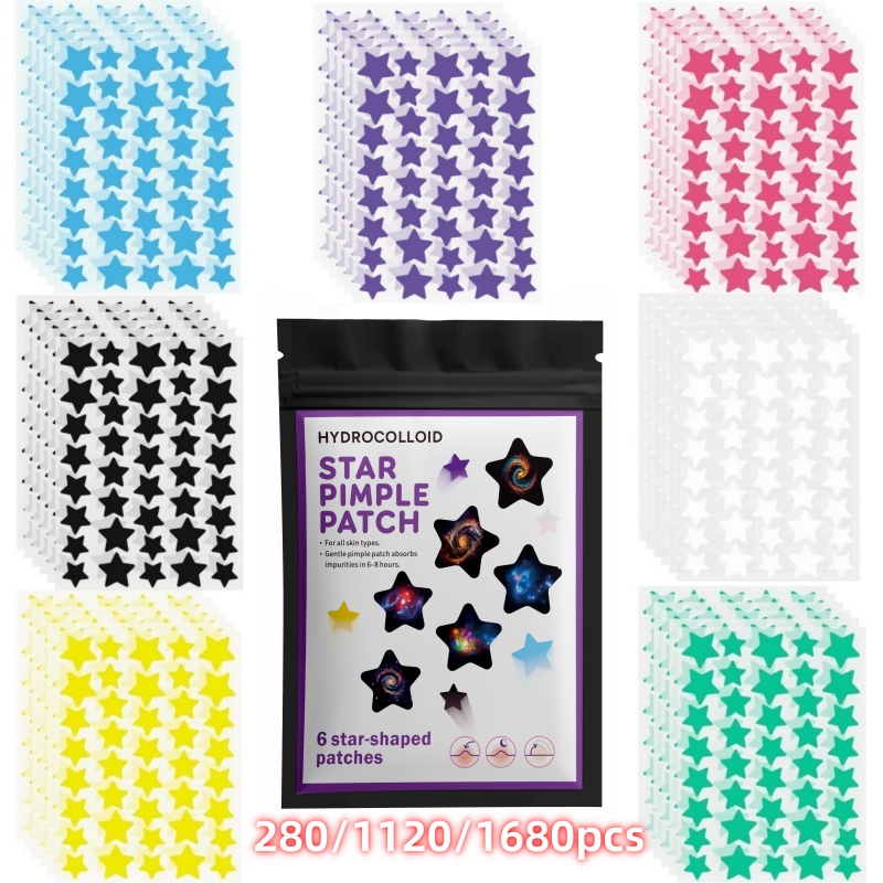 Event Party - 280/1120/1680PCS Hydrocolloid acne patch,Facial concealer acne