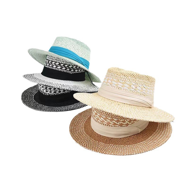 Paper Straw Color - Women's Summer Vintage Color Block Ring