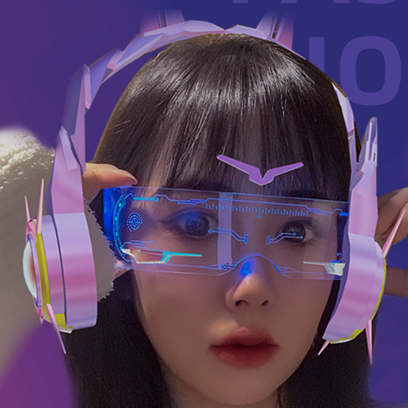 LED Luminous Colorful Sunglass - Neon Sign Party recension och pris