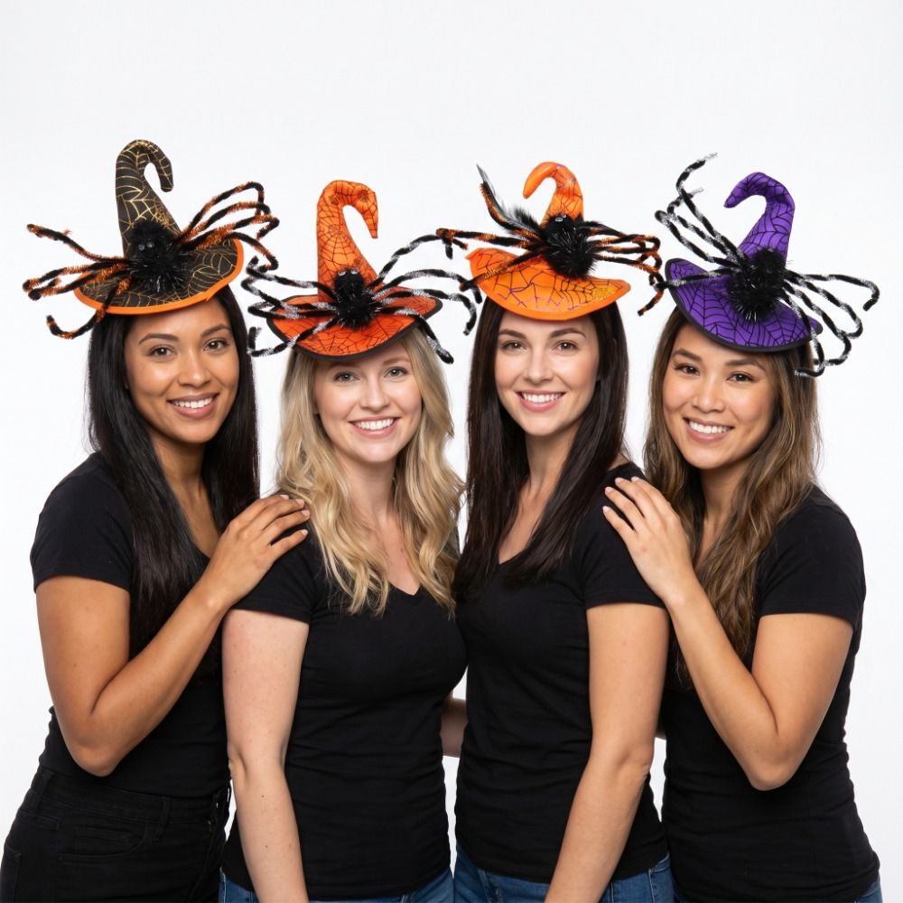 Cute Spider Halloween Witch Ha - Party Hat Cone recension och pris