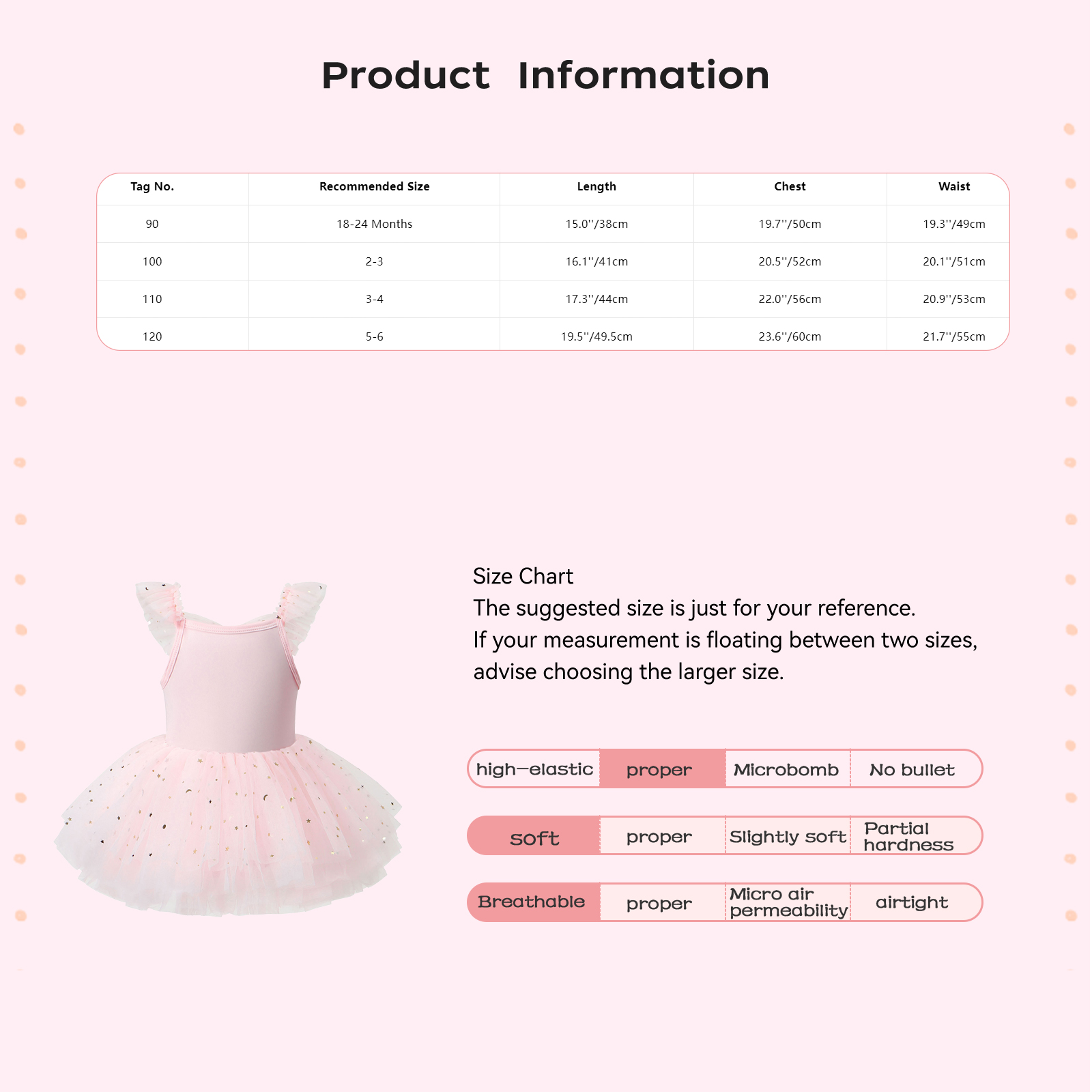 New Ballet Clothes Girls Tutu  - Glitter Tablecloth recension och pris