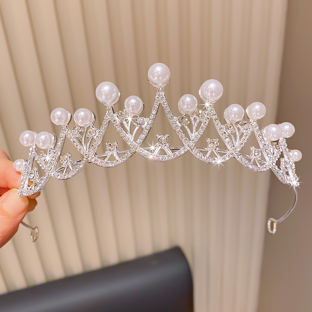 Elegant Pearl Crown Single Fas - Event Party recension och pris