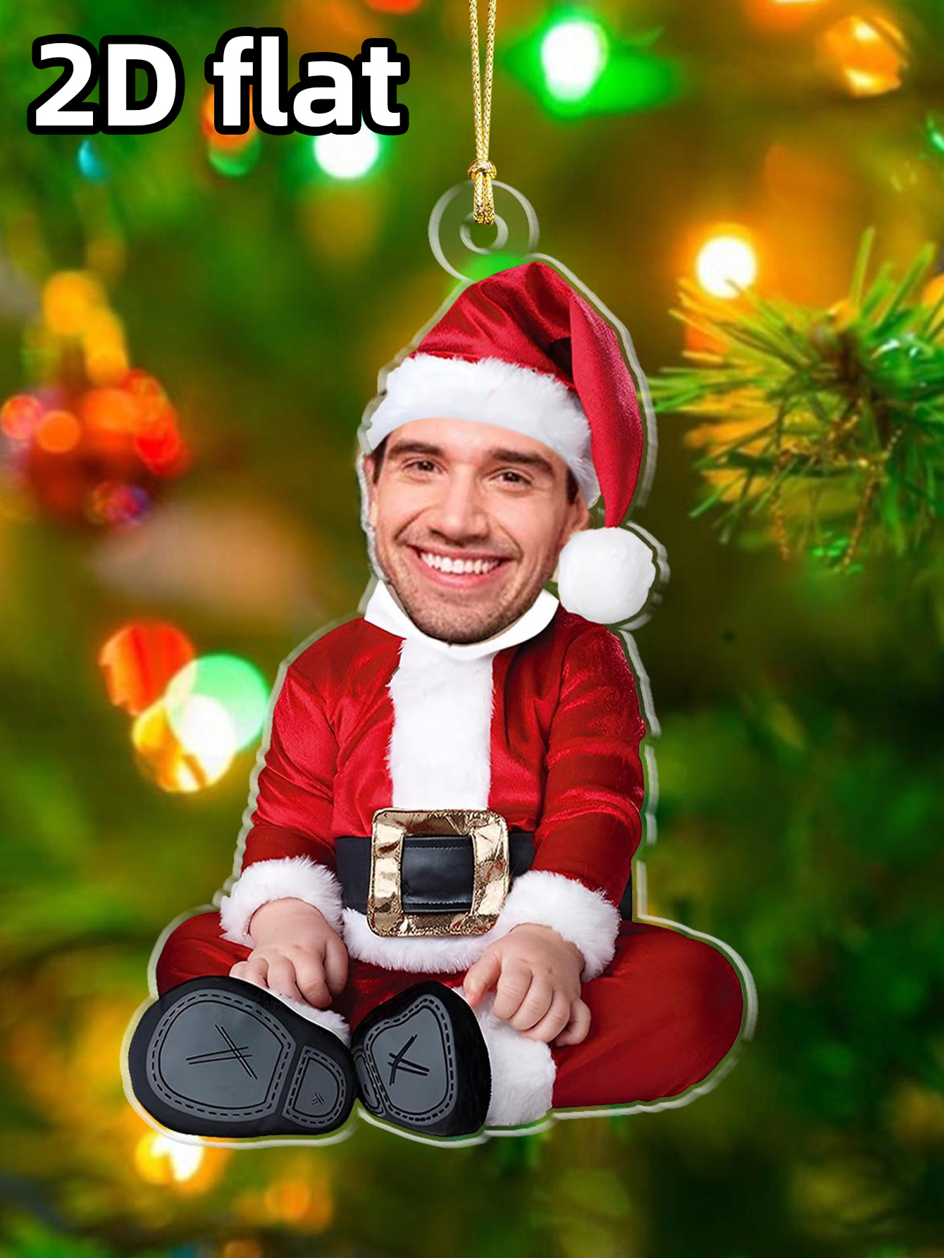 Custom Holiday Portrait Orname - Event Party recension och pris