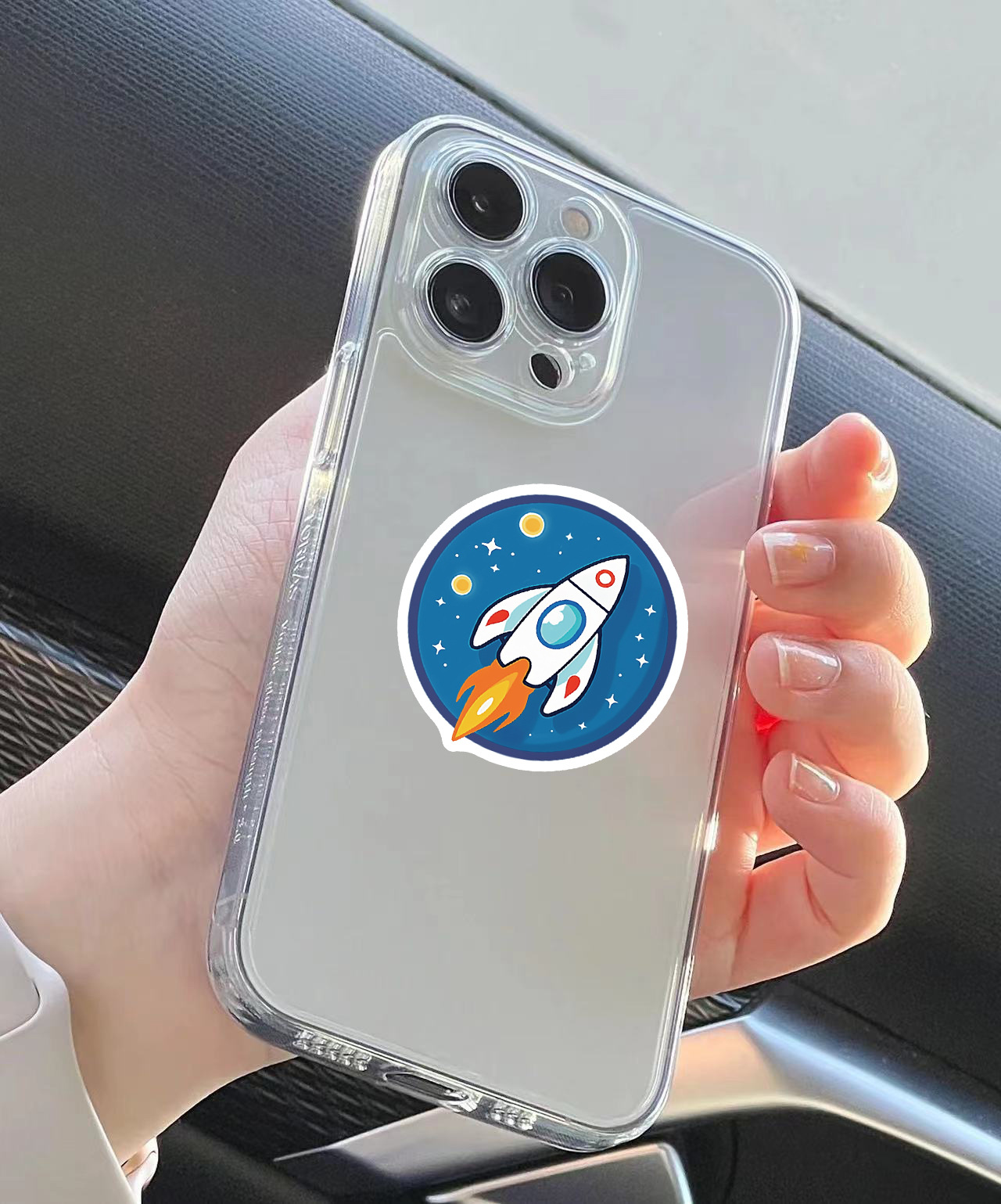 50PCS Cartoon Hand drawn Space - Plastic Cup 50Pcs recension och pris