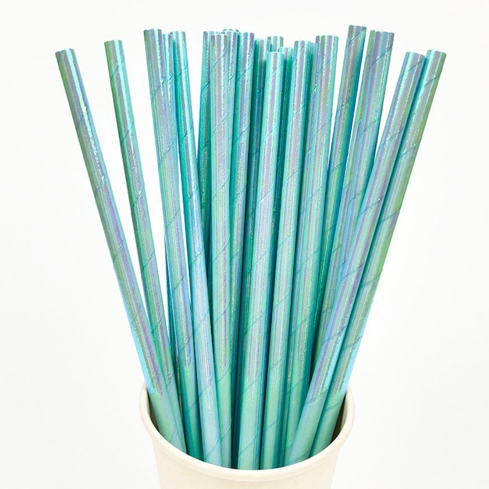 25Pcs Pearlescent Bronzing Pap - Paper Straw Color recension och pris