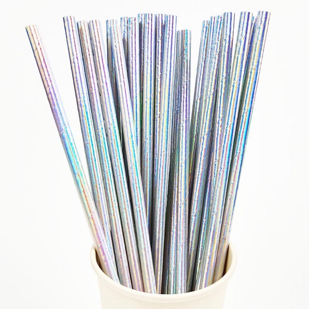 25Pcs Pearlescent Bronzing Pap - Paper Straw Color recension och pris