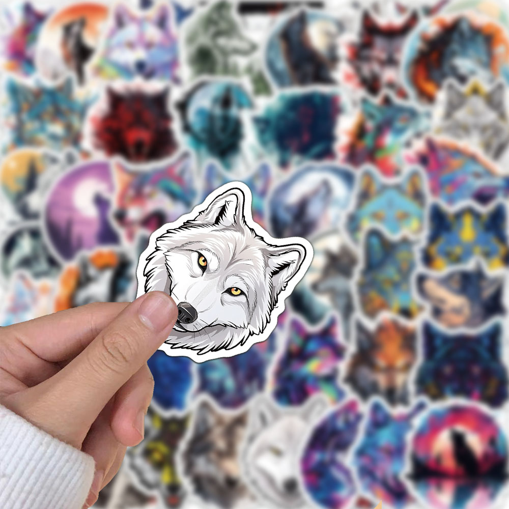 50PCS Wolf Decoration Sticker  - Plastic Cup 50Pcs recension och pris