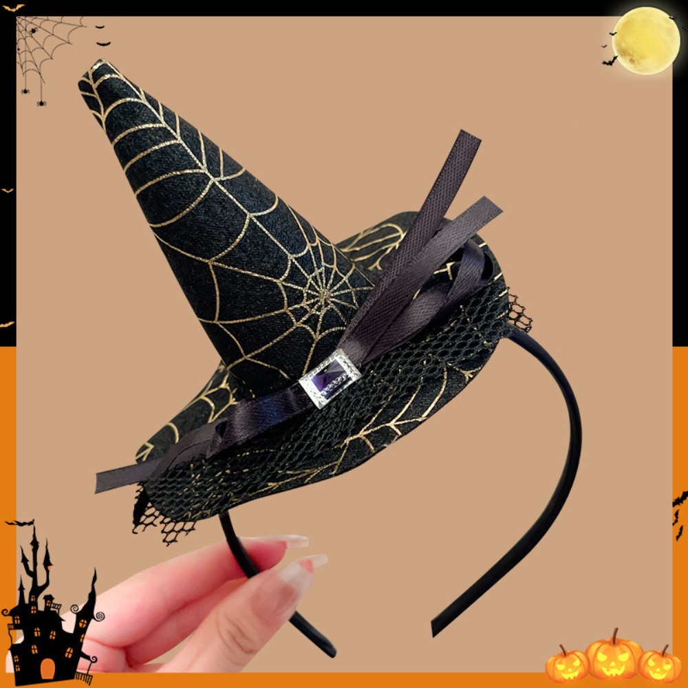 Spider Halloween Witch Hat Hea - Party Hat Cone recension och pris